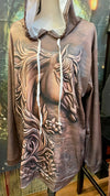 Horse Bronze Hoodie For Equine Lovers And Casual Riders Cozy Equestrian Pullover