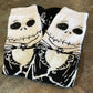 Jack Skellington Calf High Socks Nightmare Before Christmas