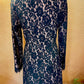 Black Lace Coat Dress