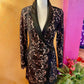 Black Lace Coat Dress