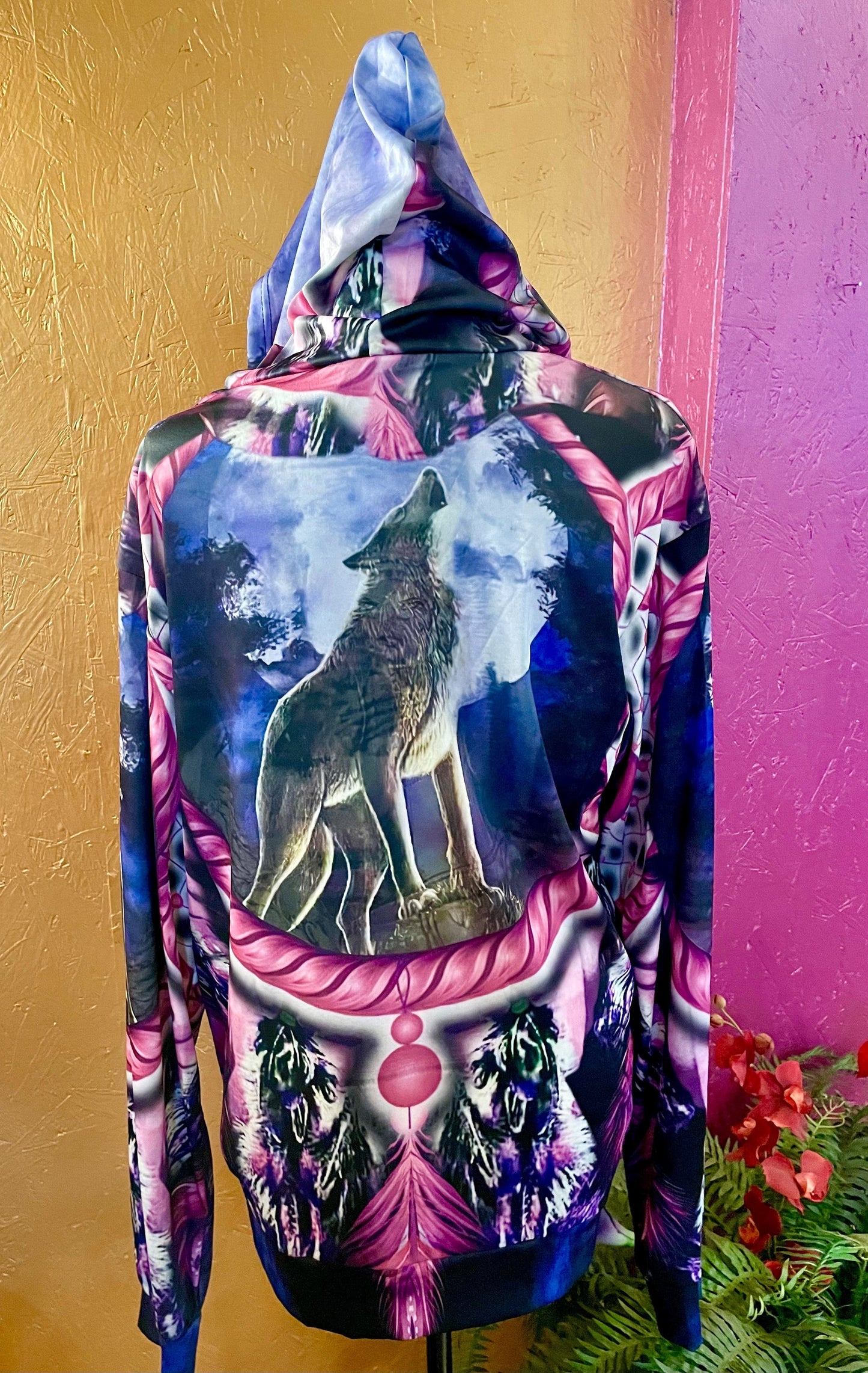 3D Wolf Hoodie