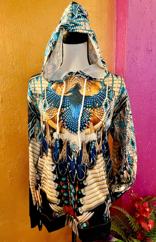 3D Phoenix/Native design Hoodie