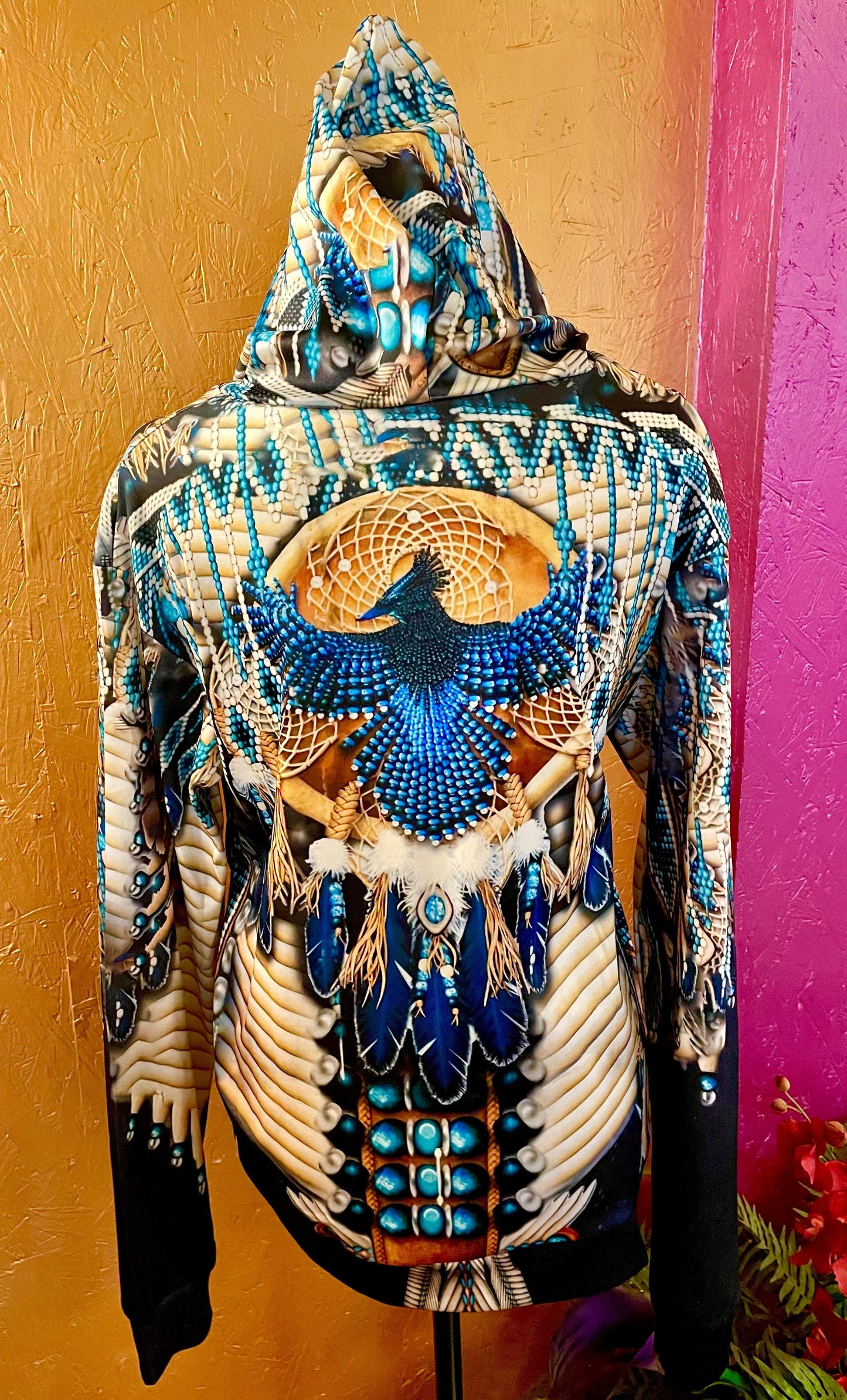 3D Phoenix/Native design Hoodie