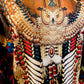 3D Native American Owl Hoodie