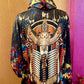 3D Native American Owl Hoodie
