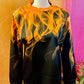 3D Flame Design Long Sleeve Top