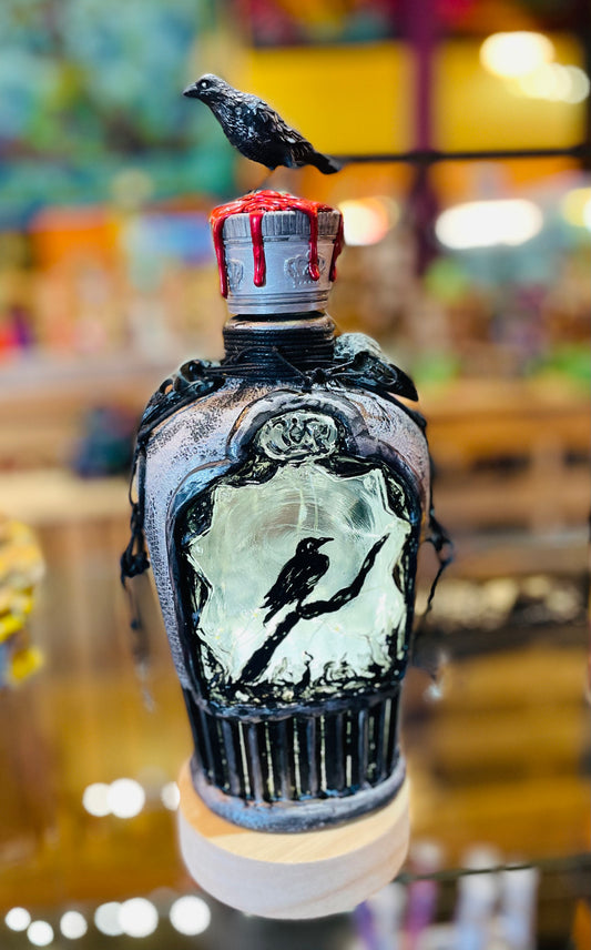 Raven's Mystical Night Handcrafted by artist Nickie Bradley