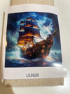 Ship at Sea Paint by Number Kit for Ocean Themed Art