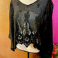 Crocheted Bat Wing Top