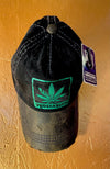 Distressed Cannabis Hat