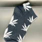 Cannabis Leaf Print Socks