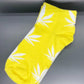 Cannabis Leaf Print Socks