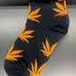 Cannabis Leaf Print Socks