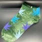 Cannabis Leaf Print Socks