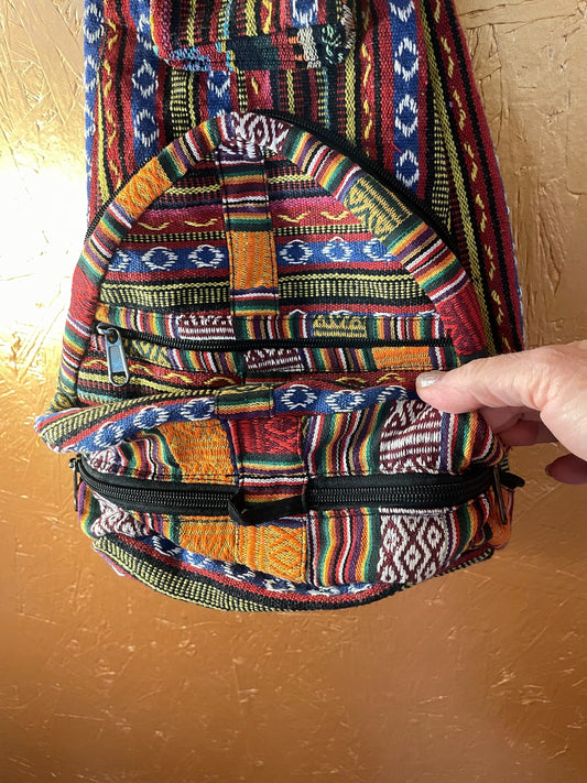 Multi Colored Hemp Crossbody