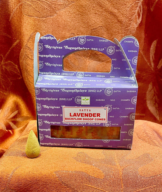 Lavendar Backflow Incense Cones