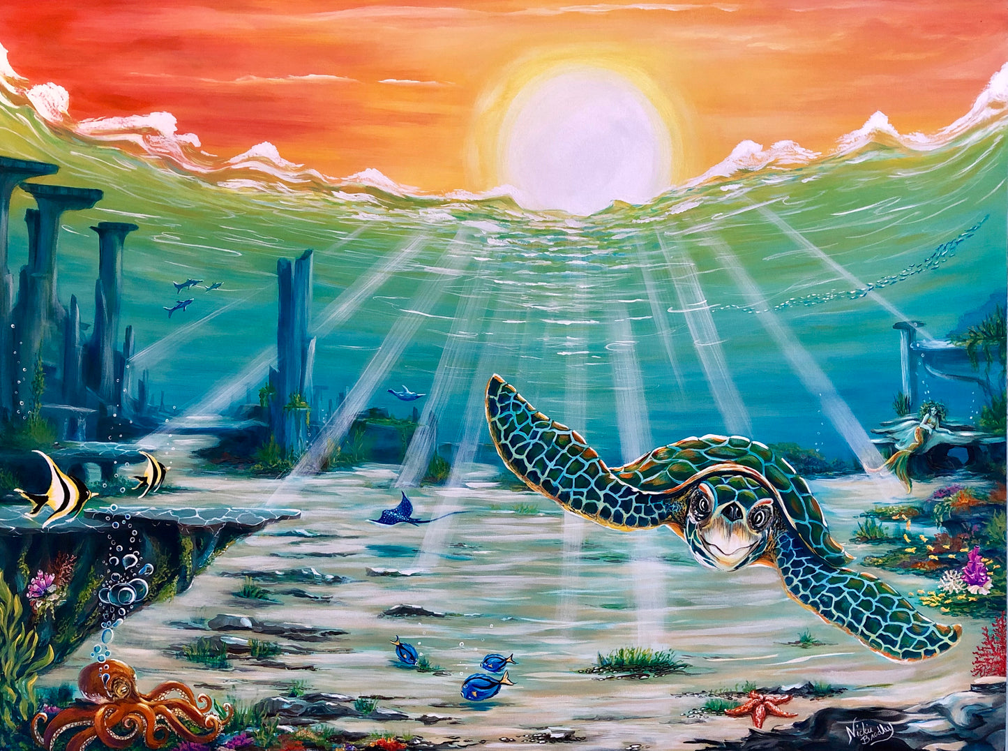 Dawn Of A New Day Artwork By Nickie Bradley Limited Edition