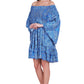 Digital Print Off Shoulder Dress