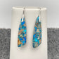 Colored Emperor Stone Geometric Agate Chakra Earrings Copper Nickel Free Lead Free Stylish Dainty Jewelry Gift For Her