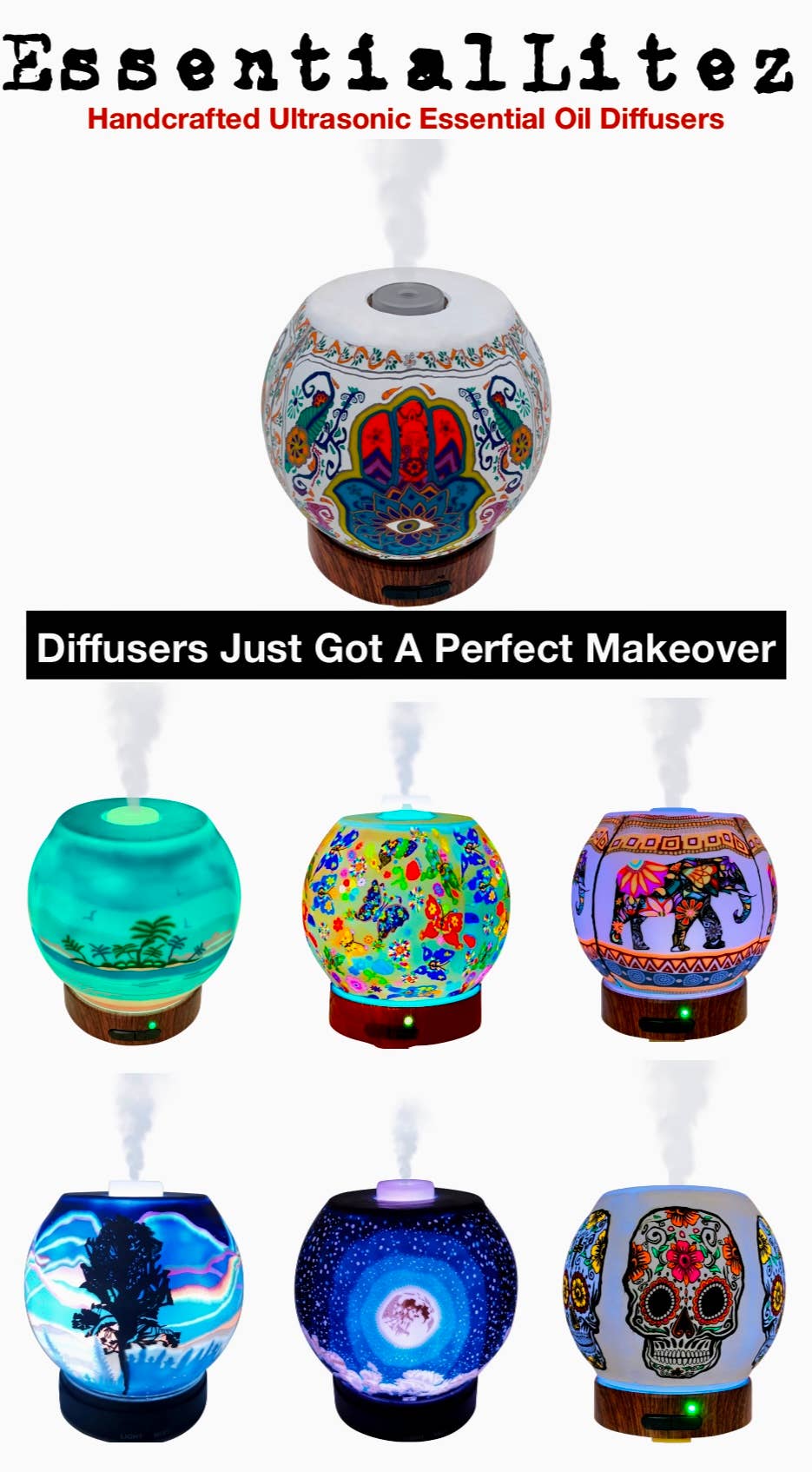 EssentialLitez  Essential Oil Diffuser (Dream Catchers)