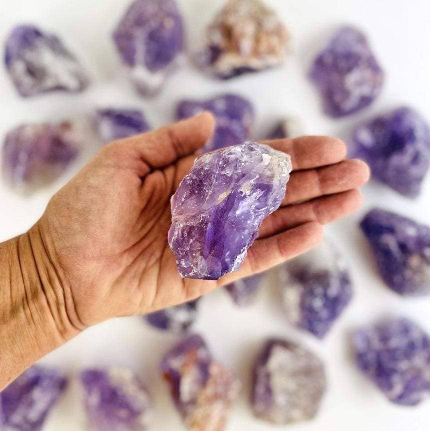 Chakra Rough Stone Crystal Set of 7 - Boxed Collection showcases beautiful, natural healing stones for chakra balance.