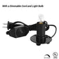 Moon Handcrafted Salt Lamp Diffuser With  Ul  Listed Dimmer