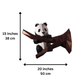 Panda PaperCraft Wall Art, PaperCraft Origami Model