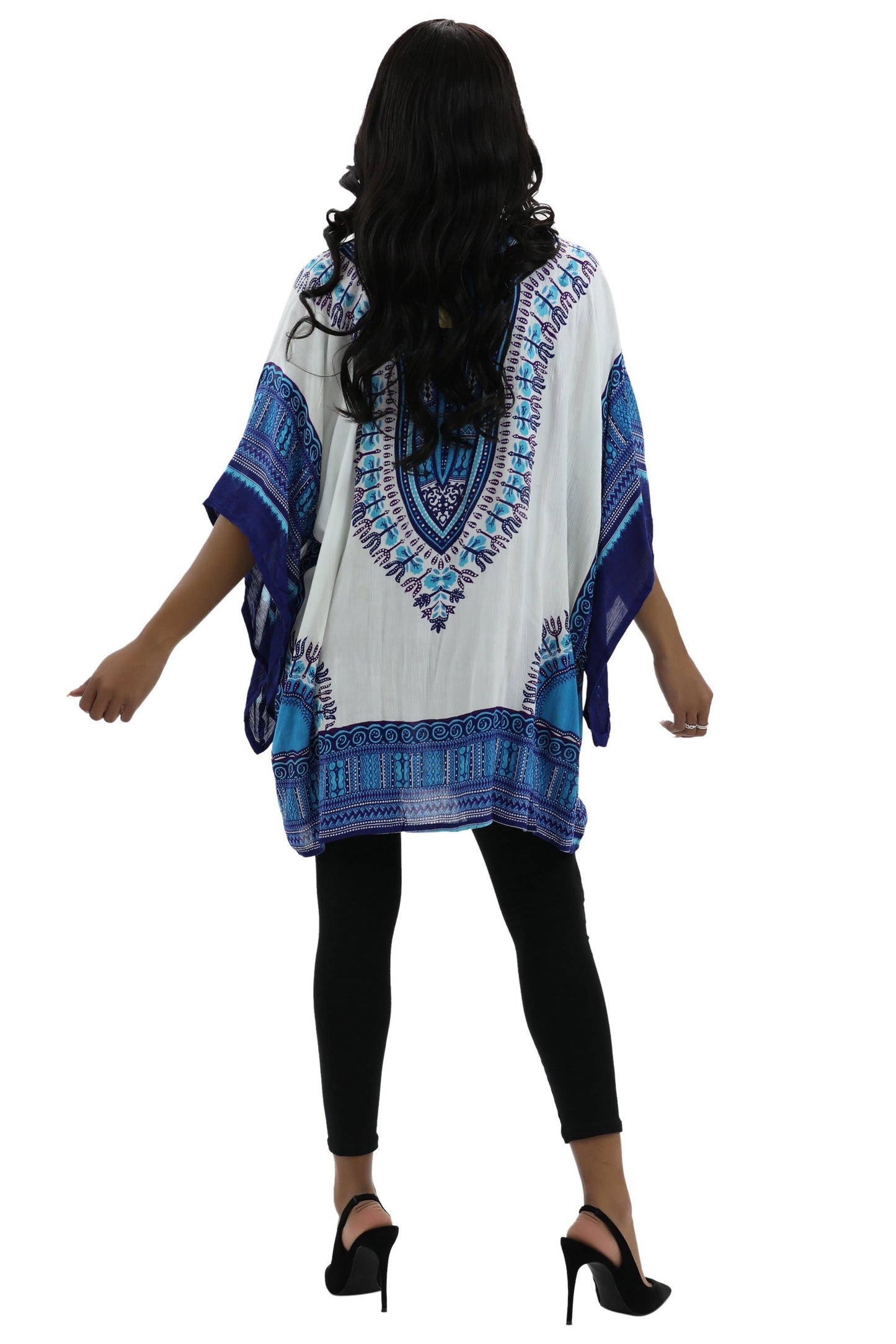 Traditional Dashiki Print Cover Up