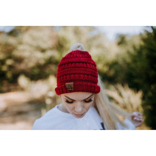 Knitted Pony Hats