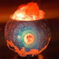 Moon Handcrafted Salt Lamp Diffuser With  Ul  Listed Dimmer