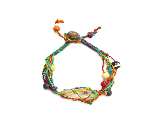 Himalayan Crystal Hemp Chakra Bracelet