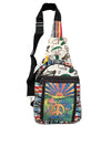 Cotton Peace Rising Crossbody Side Bag RIB3119 By Rising International Inc Premium Everyday Travel Friendly Shoulder Bag