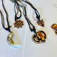 Carved Animal Bone Necklaces Handcrafted Artisanal Jewelry