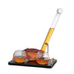 Golf Club Whiskey Decanter And Glass Set 29 OZ By The Wine Savant Khen Glassware