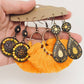 Three Pairs Set Boho Earrings In Different Styles