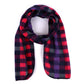 Women's Fleece Pink Plaid Winter Set