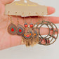 Three Pairs Set Boho Earrings In Different Styles