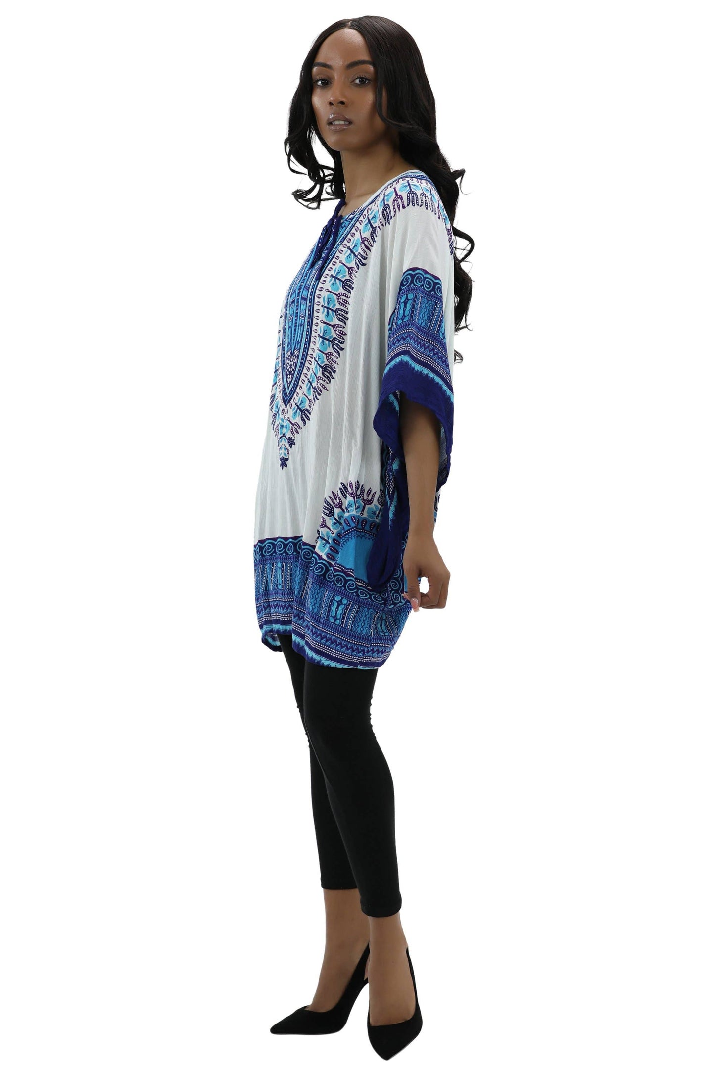 Traditional Dashiki Print Cover Up