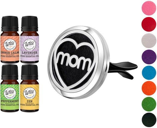 MOM Car Vent Diffuser with 4 Essential oils