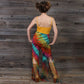 Hand Tie Dyed In Bright Colors Fringe Pants- JD23S-3