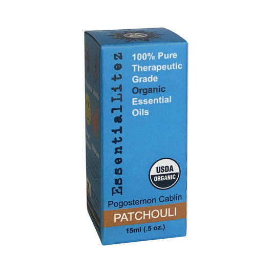 100% Pure Essential Oil (Patchouli) 15ml USDA ORGANIC