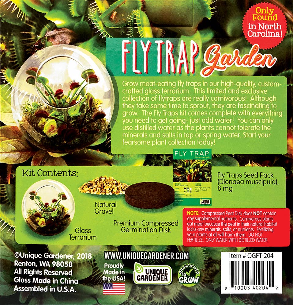 Flytraps Glass Terrarium