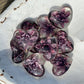 Floral Glass Pocket Hearts w/Heart Bowl Display- Large (100)