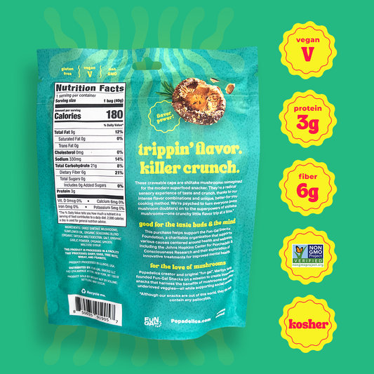 Crunchy Mushroom Chips- Variety Pack