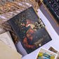 Traveler Leather Journal With Wolf Print Vintage Pages