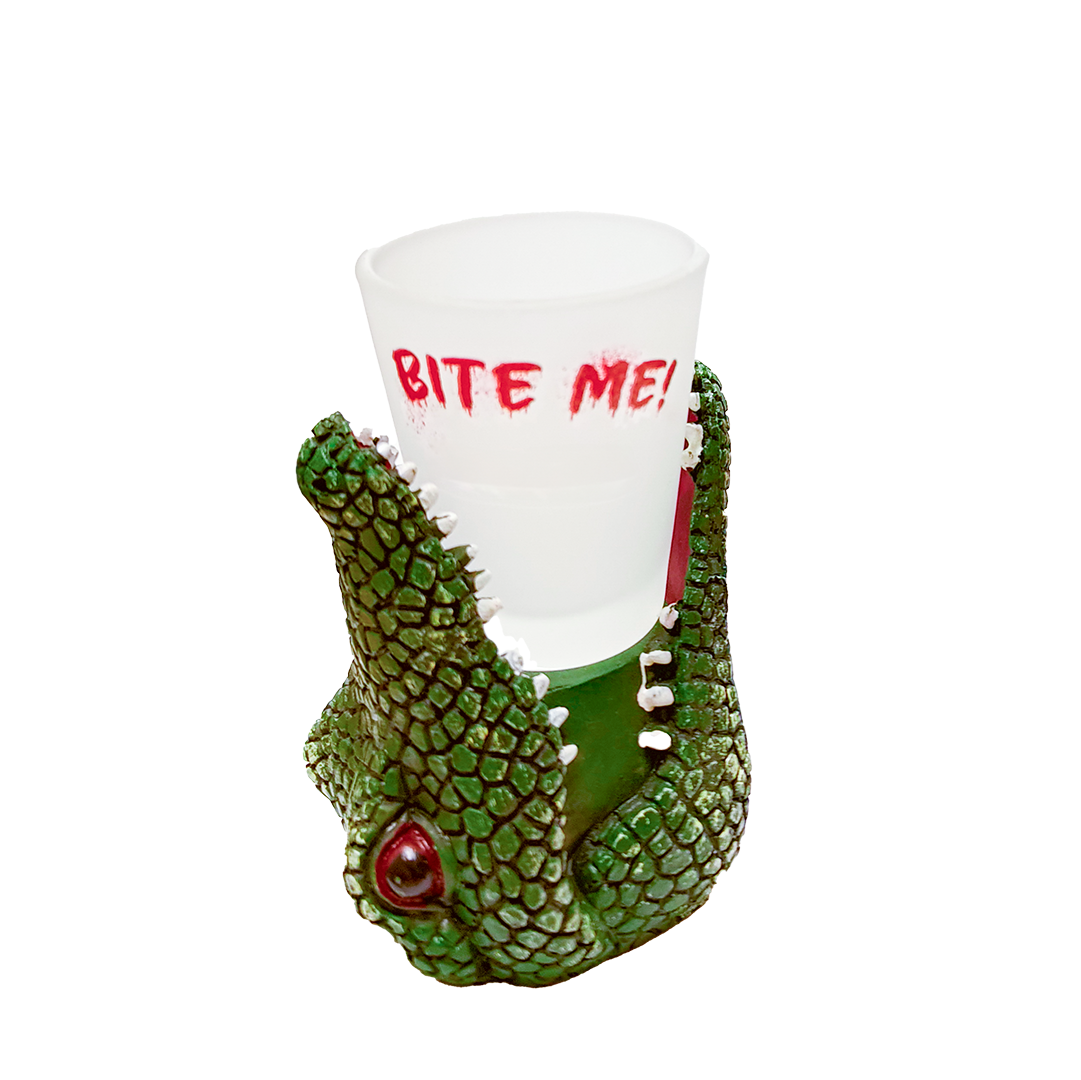 Gator "Bite Me" Shot Glass "Bite Me" Shot Glass