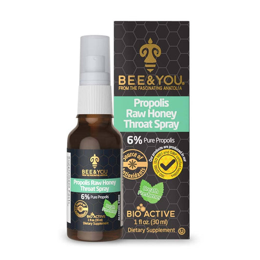 Propolis Raw Honey Throat Spray, 1 fl oz