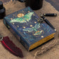 Leather Journal Vintage Notebook With Butterfly Print