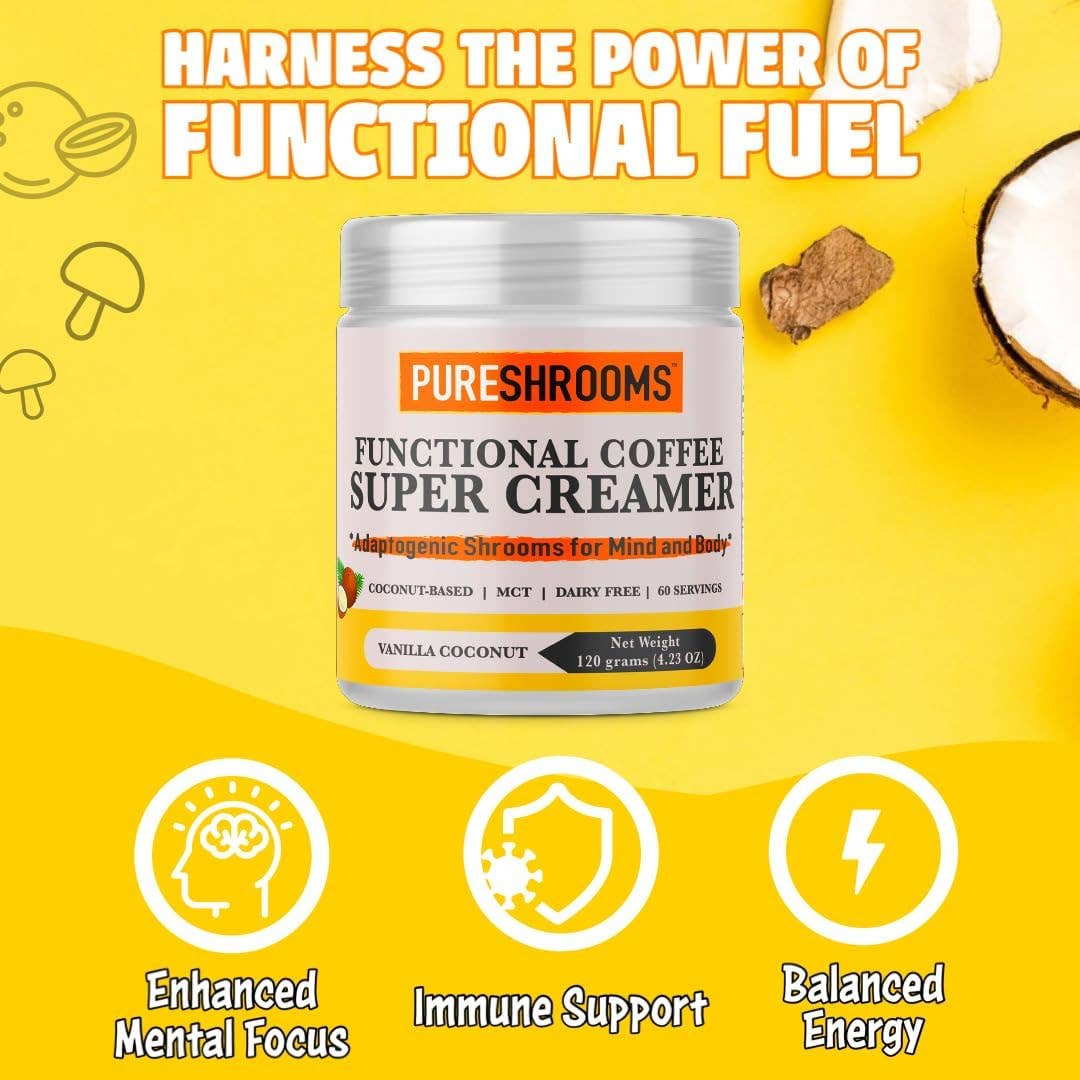 PureShrooms Functional Super Coffee Creamer (Vanilla)