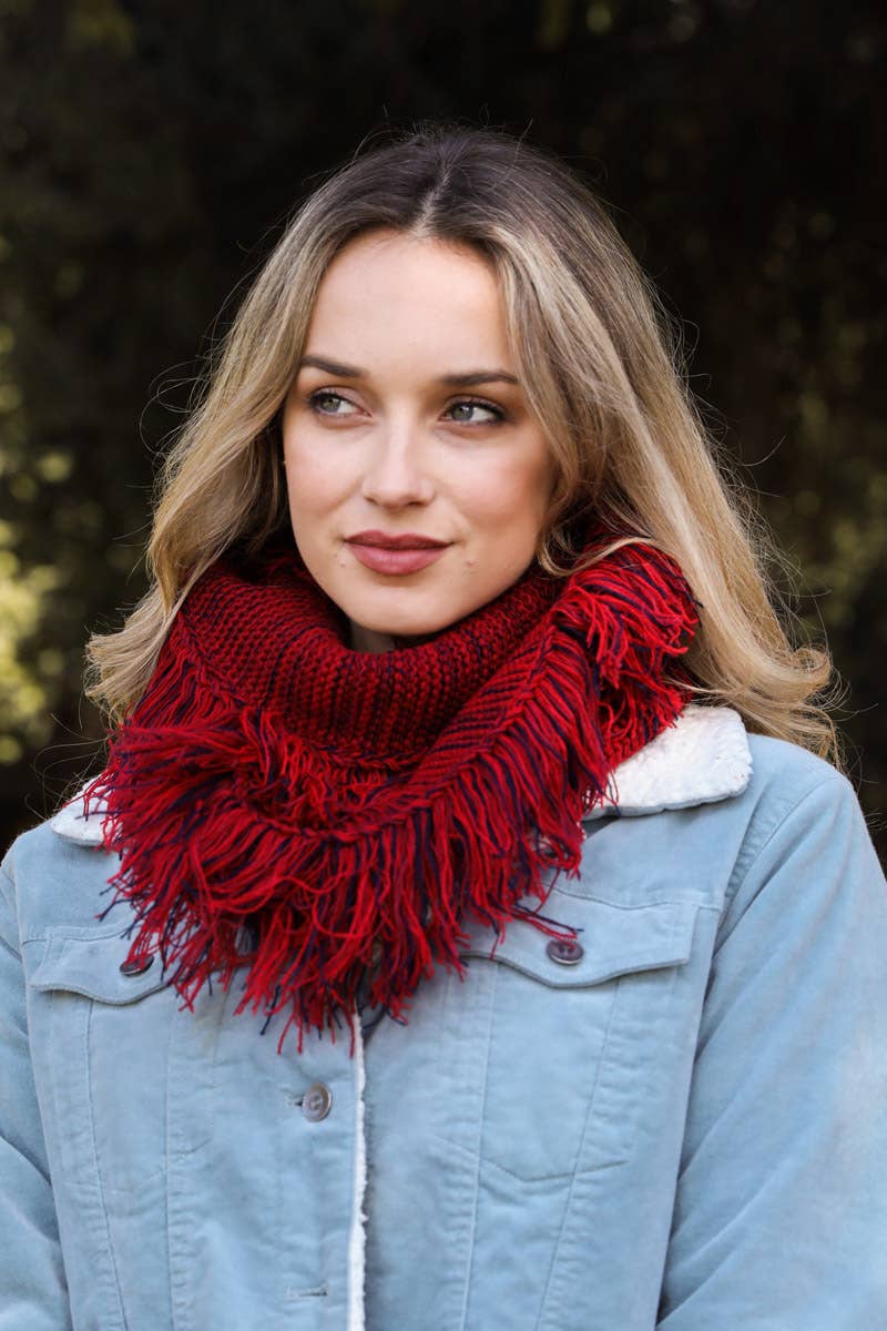 Soft and Warm Marled Knit Infinity Loop Scarf ♾️